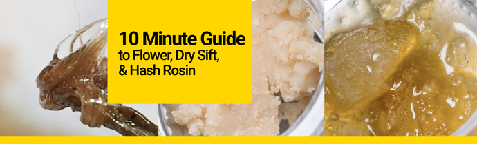 10 Minute Guide to Flower, Dry Sift, & Hash Rosin
