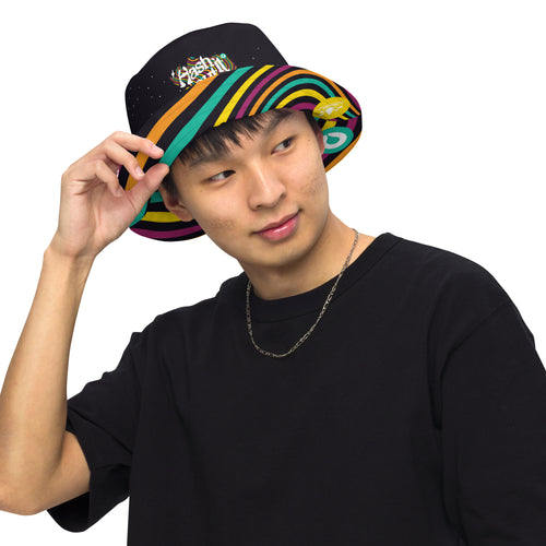 Hash it Out Reversible Bucket Hat
