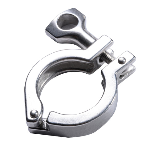 Stainless Steel Bubble Hash Drain Valve Washing Clamp