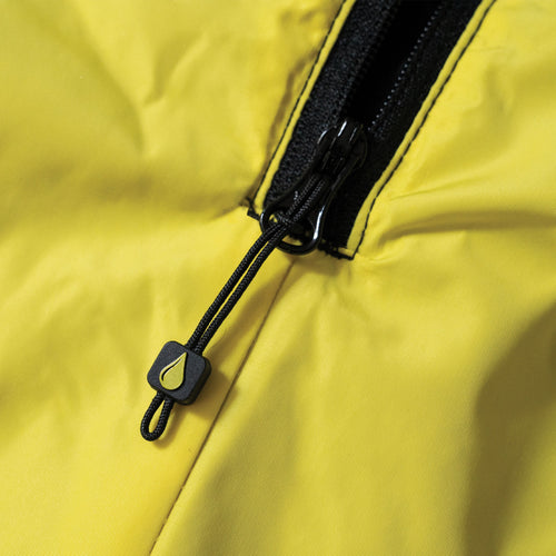 Bubble hash jacket pit zip