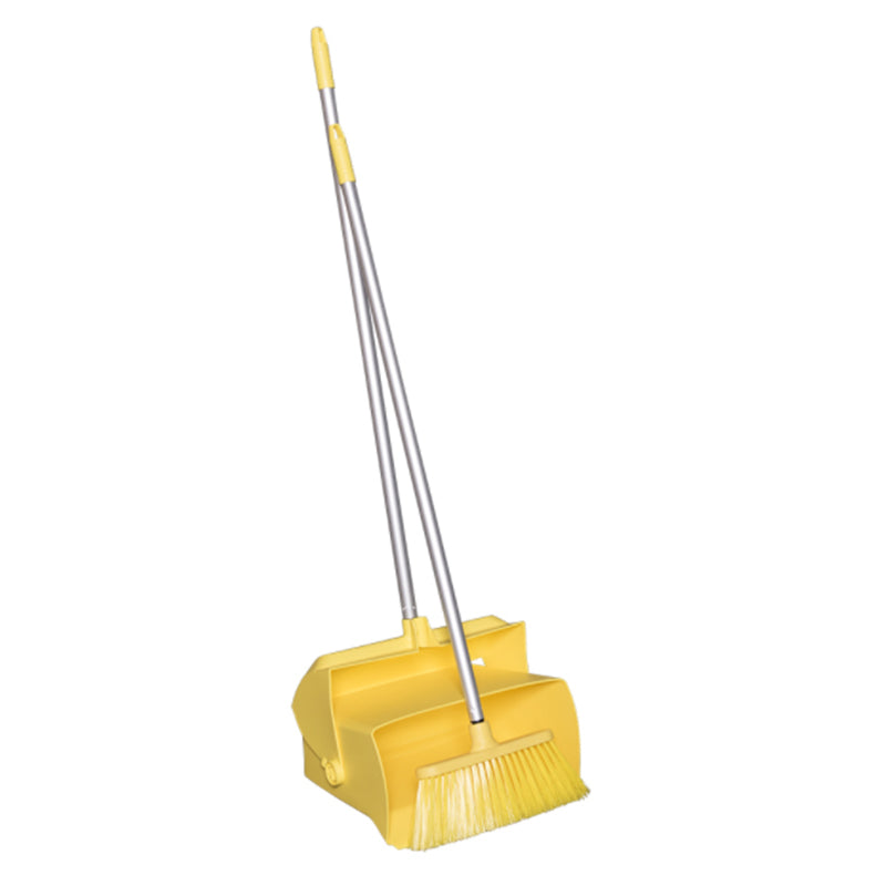 The Clean Store Plastic Lobby Broom Upright Dustpan with Broom in the  Dustpans department at