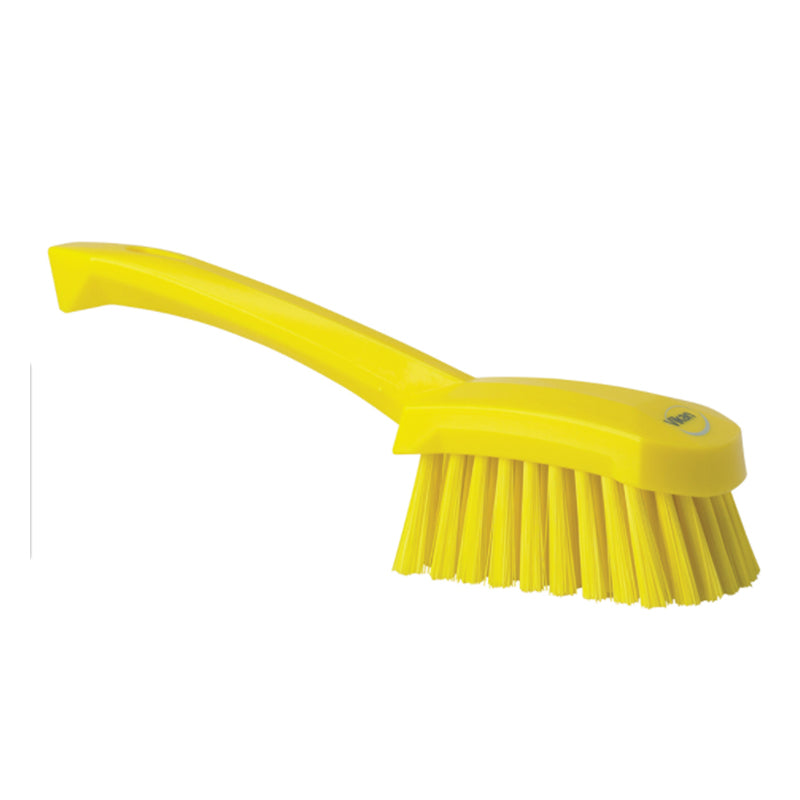 Vikan 41956 Narrow Utility Brush- Extra Stiff, Yellow